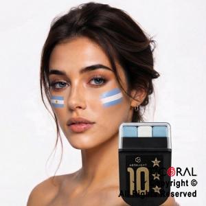 MAQUILLAJE BANDERITA ARGENTINA EN BARRA 6 GR ART